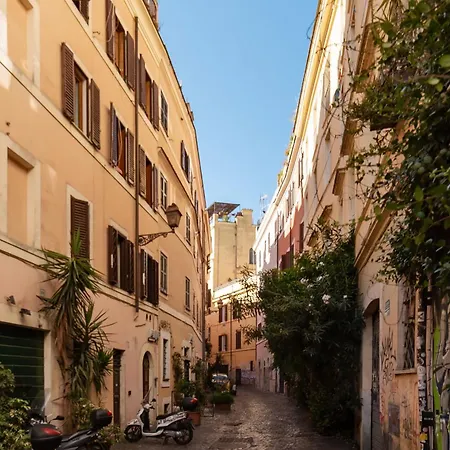 Guesthost - Vintage-modern Trastevere Apartmán Řím